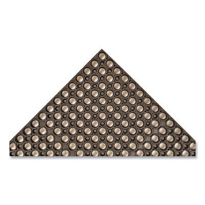 Notrax Tek-Tough® Large Drainage Holes Anti-Fatigue Mat, T13,7/8 in x 3 ft W x 24 in L, MicroStop™/General Purpose Rubber, Black (921-T13S0032BL)