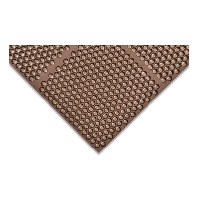 Notrax Optimat® Drainage Anti-Fatigue Mat, T15, 1/2 in x 3 ft W x 4 ft L, MicroStop™/Nitrile, Brown (921-T15S0034BR)