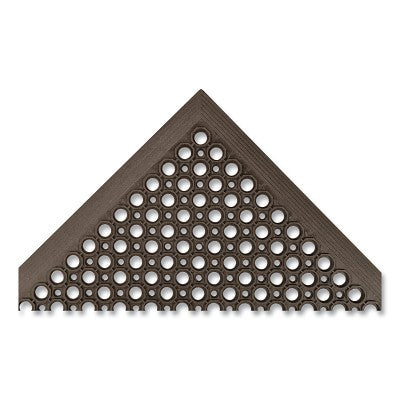 Notrax Competitor™ Large Drainage Hole Anti-Fatigue Mat, T30, 3 ft W x 3 ft L x 1/2 in, General Purpose Rubber, Black (921-T30S0033BL)