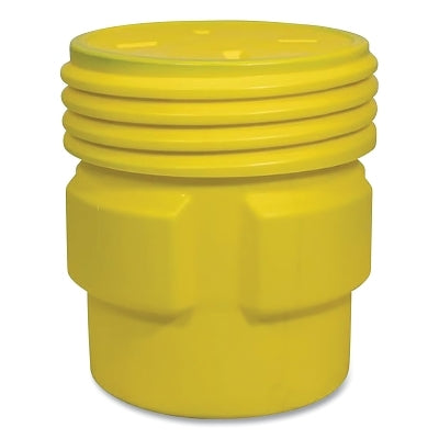 Eagle Manufacturing Poly Drum, Overpack, Screw-On Lid, Yellow, 65 gal (925-1661)