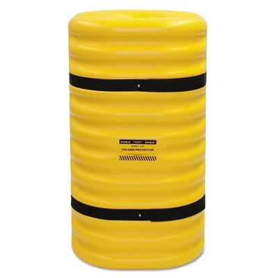 Eagle Manufacturing Column Protector, 6 in Square Center, 24 in W x 24 in L x 42 in H, 2-Pc w/Straps, Yellow (925-1706)