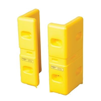 Eagle Manufacturing Corner Protector, 21 in W x 6 in L x 10 in H, Set of Two, Anchors/Straps Sold Separately, Yellow (925-1720)