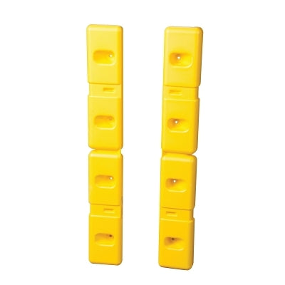 Eagle Manufacturing Wall Protector, 6 in W x 42 in L x 2 in H, Set of Two, Anchors Sold Separately, Yellow (925-1726)