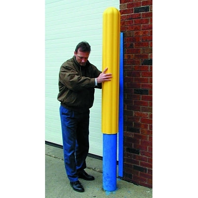 Eagle Manufacturing Post Sleeve, 6 in x 56 in H, Bumper, Yellow (925-1730)