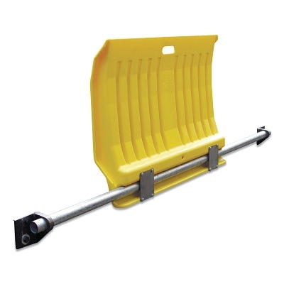 Eagle Manufacturing Fixed Poly Dockplate, 1000 lb Load Capacity, 26 in L x 35 in W x 5 in H, Yellow (925-1796)