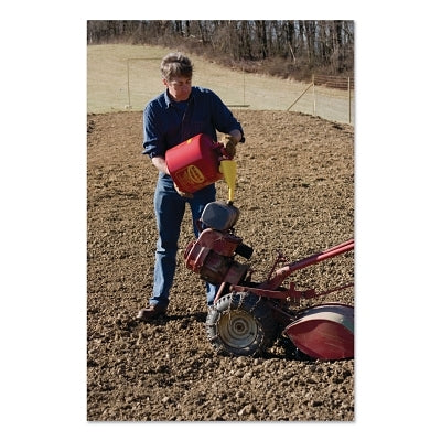 Eagle Manufacturing Safety Can, Type I, 5 gal, 24-ga Galvanized Steel, Flammables, Red, Inc Funnel (925-UI50FS)