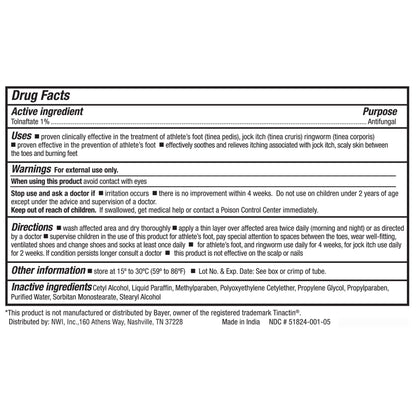 CareALL® Antifungal 1% Strength Cream 0.5 oz. Tube (874274_EA)