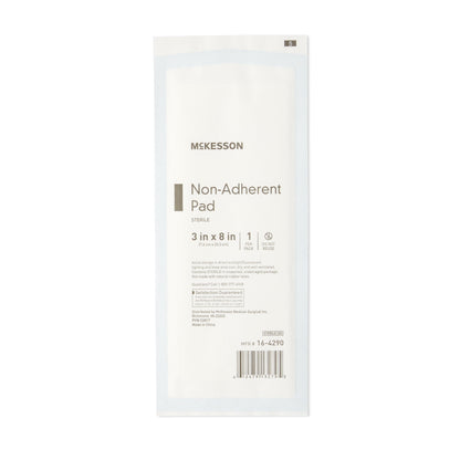 McKesson Non-Adherent Dressing 3 X 8 Inch Sterile 75 per Pack (471997_CS)