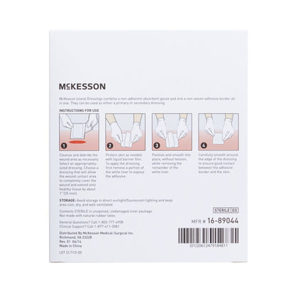 McKesson Island Dressing 4 X 4 Inch Square Sterile (491826_EA)