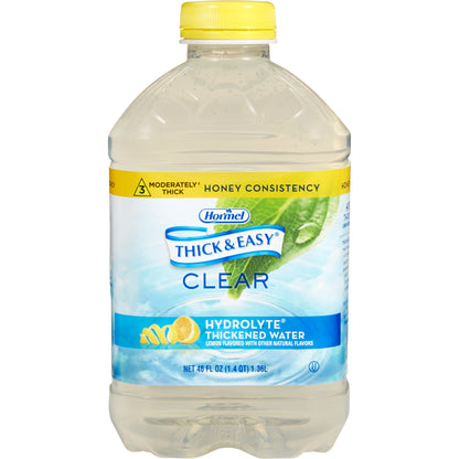 Thick & Easy® Hydrolyte® Thickened Water 46 oz. Bottle Lemon Flavor Liquid IDDSI Level 3 Moderately Thick/Liquidized (732818_CS)