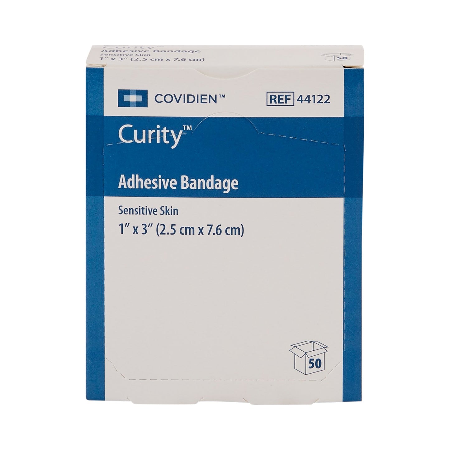 Curity™ Sensitive Skin Adhesive Strip 1 X 3 Inch Plastic Rectangle Tan Sterile (810230_BX)