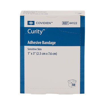 Curity™ Sensitive Skin Adhesive Strip 1 X 3 Inch Plastic Rectangle Tan Sterile (810230_CS)