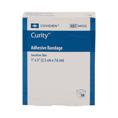 Curity™ Sensitive Skin Adhesive Strip 1 X 3 Inch Plastic Rectangle Tan Sterile (810230_CS)