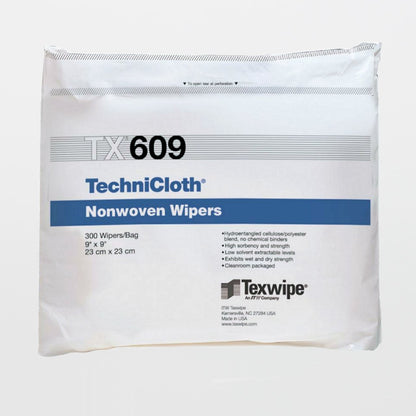 TechniCloth® Cleanroom Wipe ISO Class 5 - 8 300 Count Bag 9 X 9 Inch NonSterile Disposable (1137881_BG)