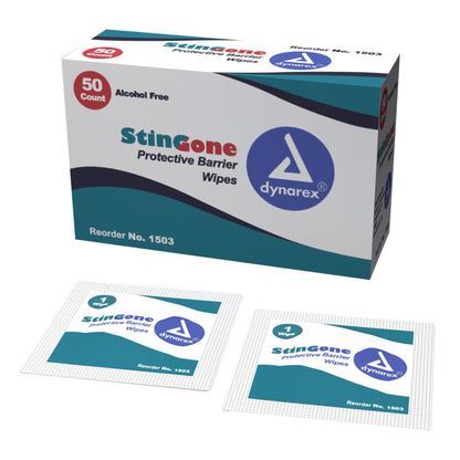 StingGone™ Skin Barrier Wipe 20% Strength Polyaminopropyl Biguanide Individual Packet NonSterile (770594_BX)