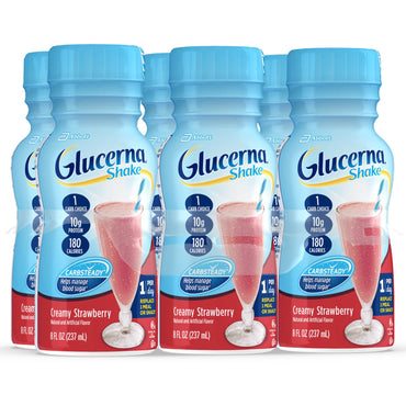 Glucerna® Original Shake Oral Supplement Creamy Strawberry Flavor Liquid 8 oz. Bottle (649275_EA)