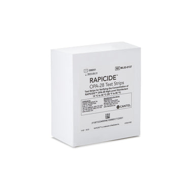 Rapicide™ OPA/28 OPA Concentration Indicator Pad 50 Test Strips Bottle Single Use (835024_CS)