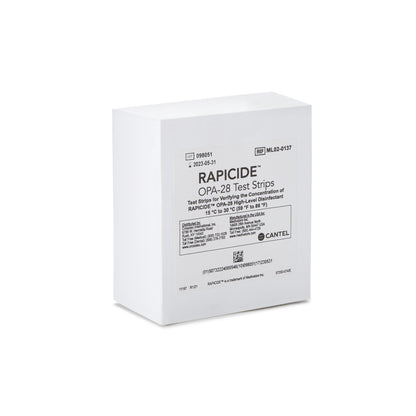 Rapicide™ OPA/28 OPA Concentration Indicator Pad 50 Test Strips Bottle Single Use (835024_CS)