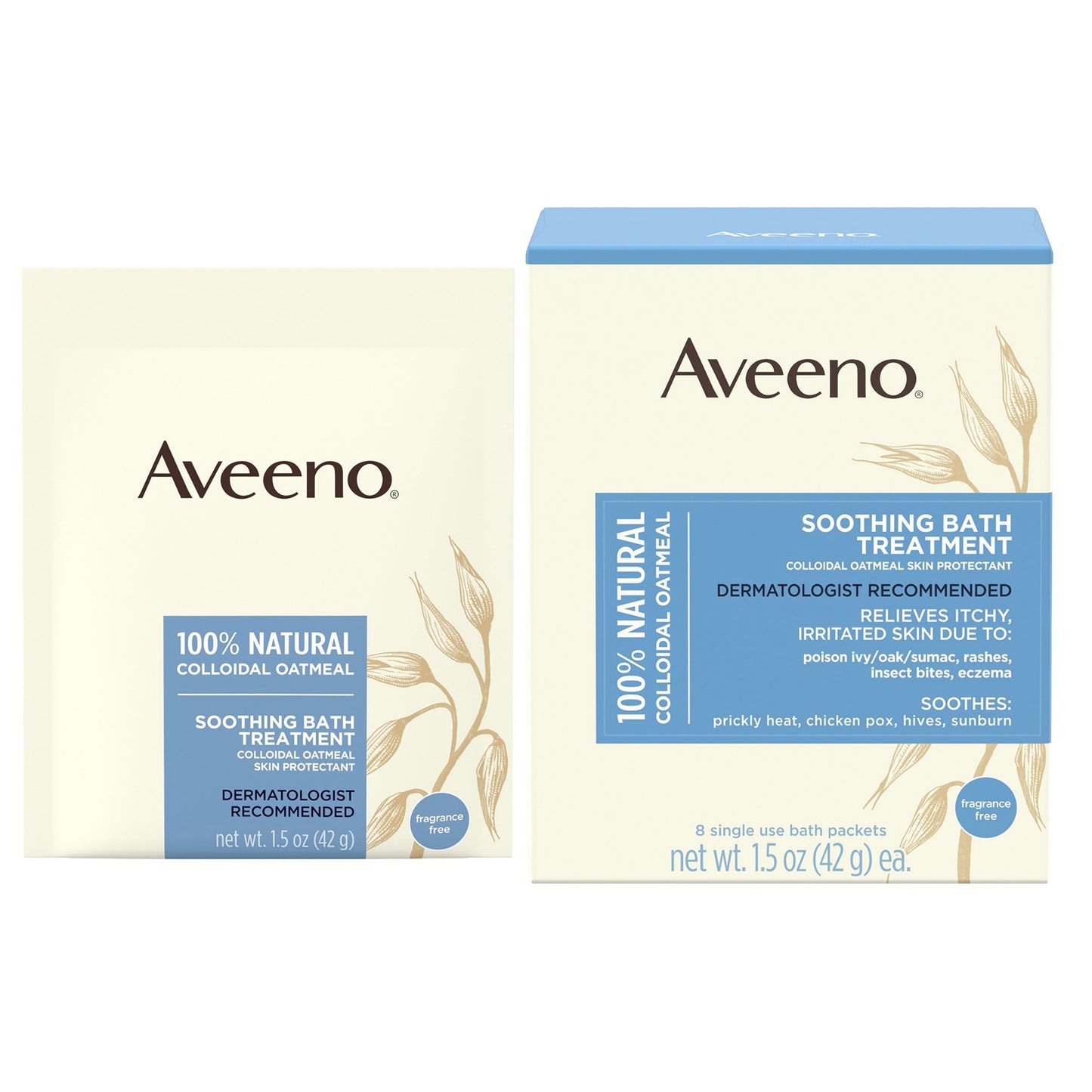 Aveeno® Bath Additive 1.5 oz. Individual Packet Unscented Powder (866006_BX)