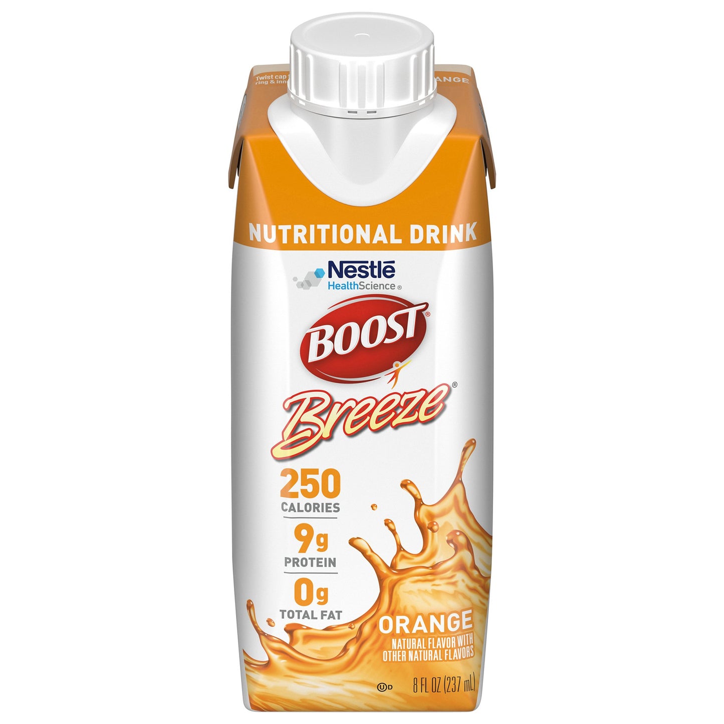 Boost Breeze® Oral Supplement Orange Flavor Liquid 8 oz. Carton (1178529_CS)