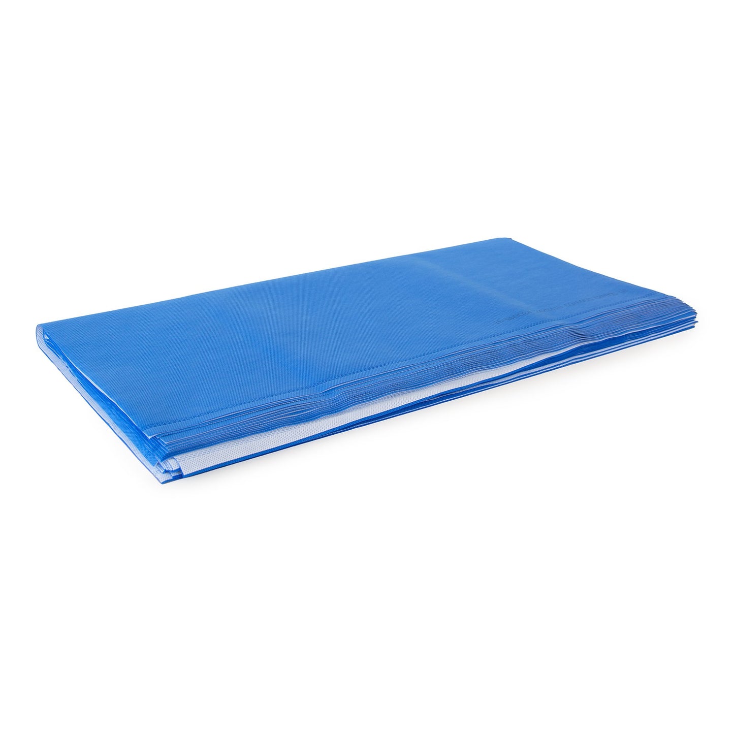 McKesson Sterilization Wrap White / Blue 24 X 24 Inch Dual Layer SMS Polypropylene (1243680_BG)