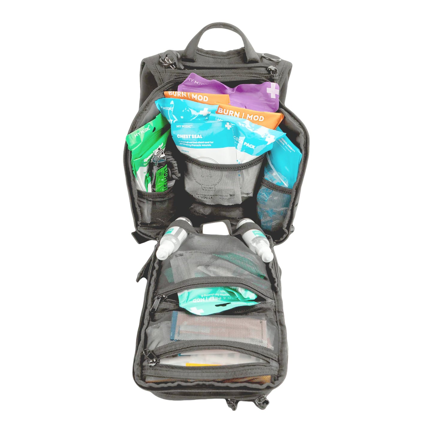 My Medic™ The MEDIC Standard First Aid Kit 10 Person Gray Standard Backpack (1242144_EA)