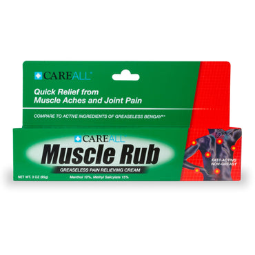 CareAll® Topical Pain Relief 10% - 15% Strength Menthol / Methyl Salicylate Ointment 3 oz. (871100_CS)