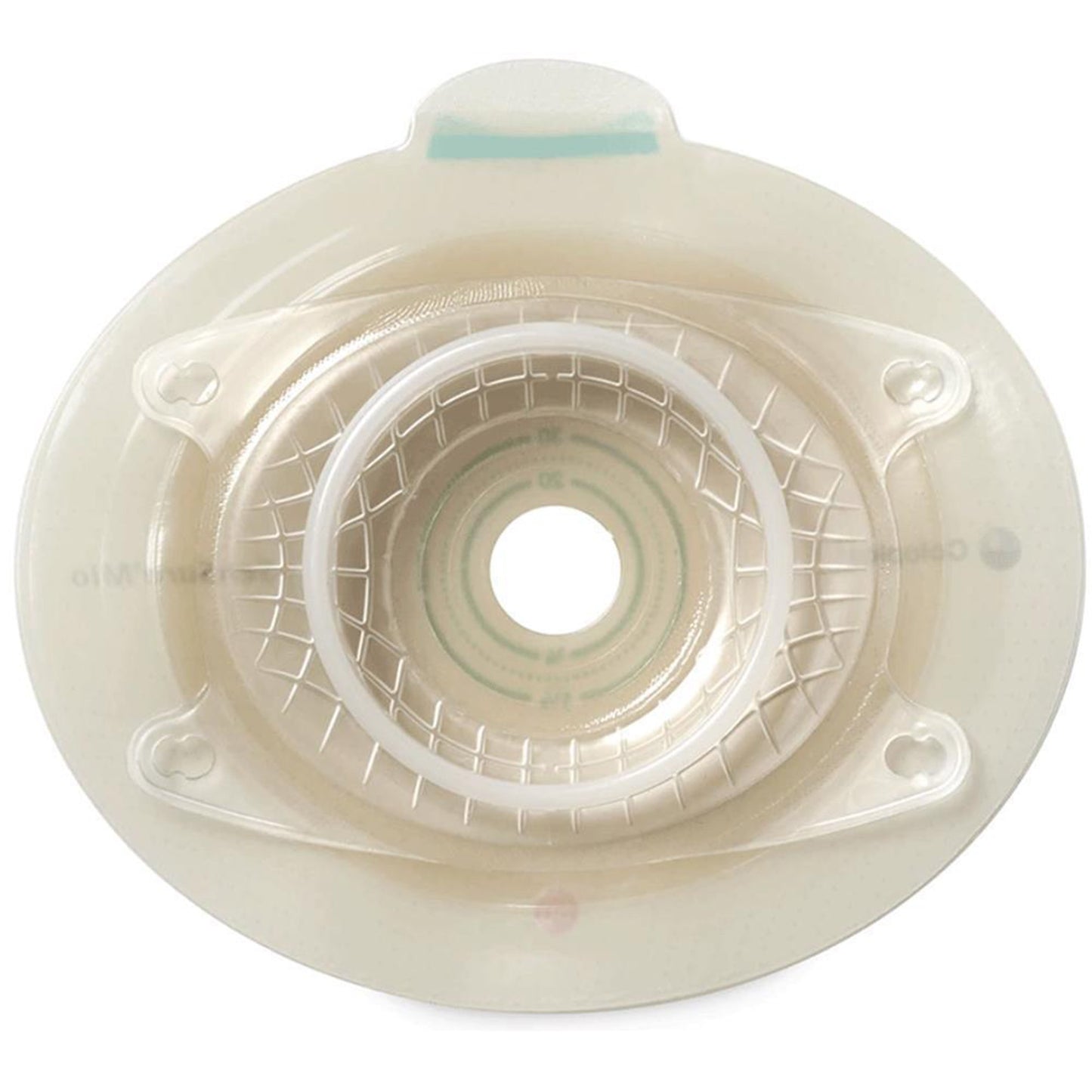 SenSura® Mio Click Ostomy Barrier Precut, Standard Wear Elastic Adhesive 50 mm Flange Red Code System 1 Inch Opening (1001045_BX)