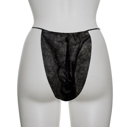Dukal Reflections™ Bikini Panty Black Disposable (1052943_BX)