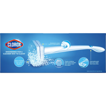 Clorox® Toilet Bowl Cleaner Disinfecting Refill Pads Blue / White, 3 Inch, Sponge Head (1217653_PK)