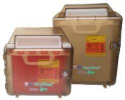 Recykleen™ Sharps Container Cabinet / Wall Enclosure 100% Recycled Material Wall Mount Locking (761799_EA)
