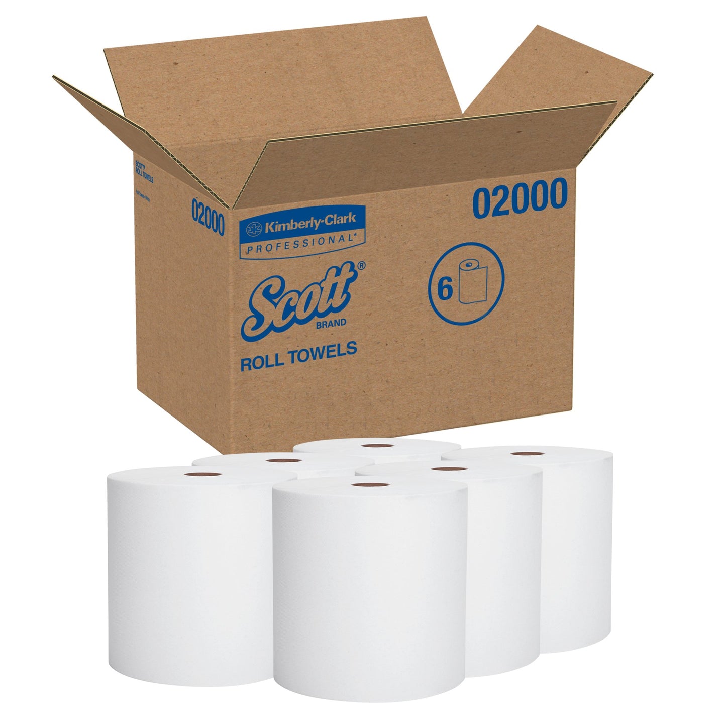 Scott® Paper Towel Hardwound Roll 8 Inch X 950 Foot (651732_CS)