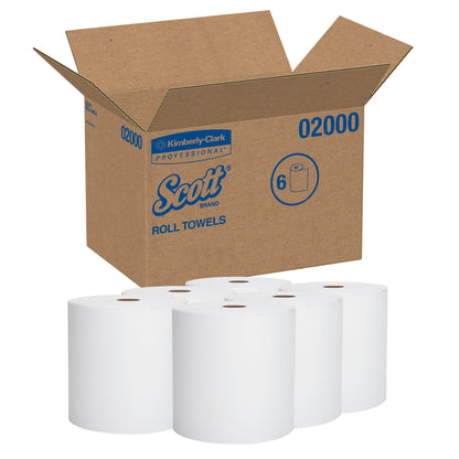 Scott® Paper Towel Hardwound Roll 8 Inch X 950 Foot (651732_CS)