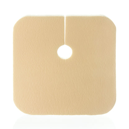 DermaFoam® Tracheostomy Foam Dressing 3-1/2 X 3-1/2 Inch Without Border Waterproof Backing Nonadhesive Fenestrated Square Sterile (946613_BX)
