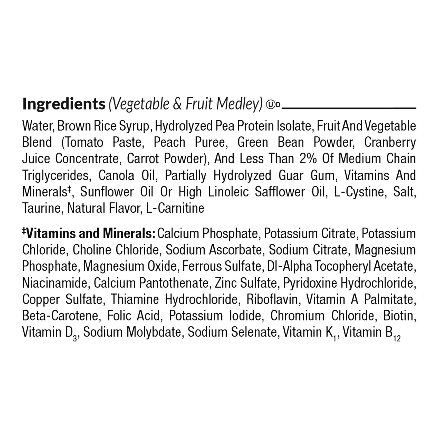 Compleat® Pediatric Peptide 1.0 Pediatric Tube Feeding Formula Vegetable / Fruit Medley Flavor 250 mL Reclosable Carton Liquid Plant Based (1228010_CS)