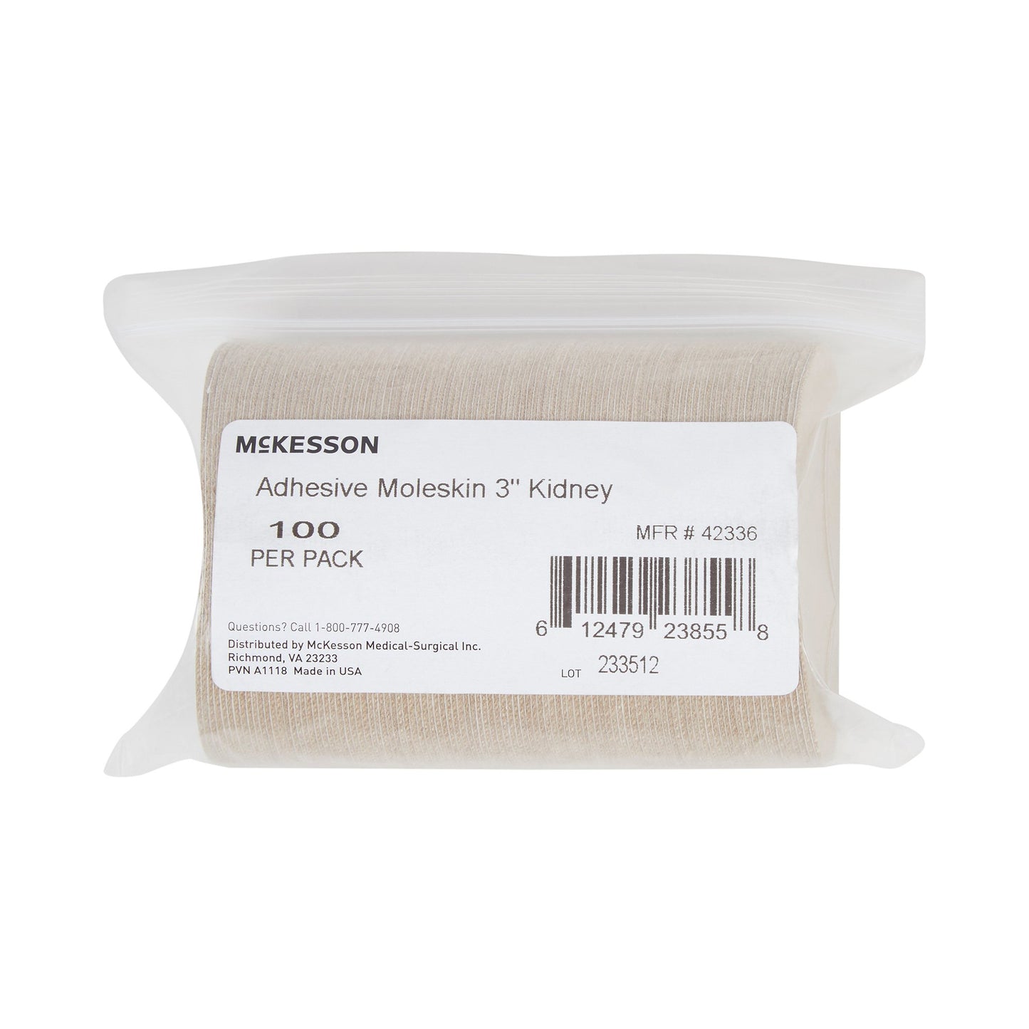McKesson Protective Pad One Size Fits Most Adhesive Foot (1066440_PK)