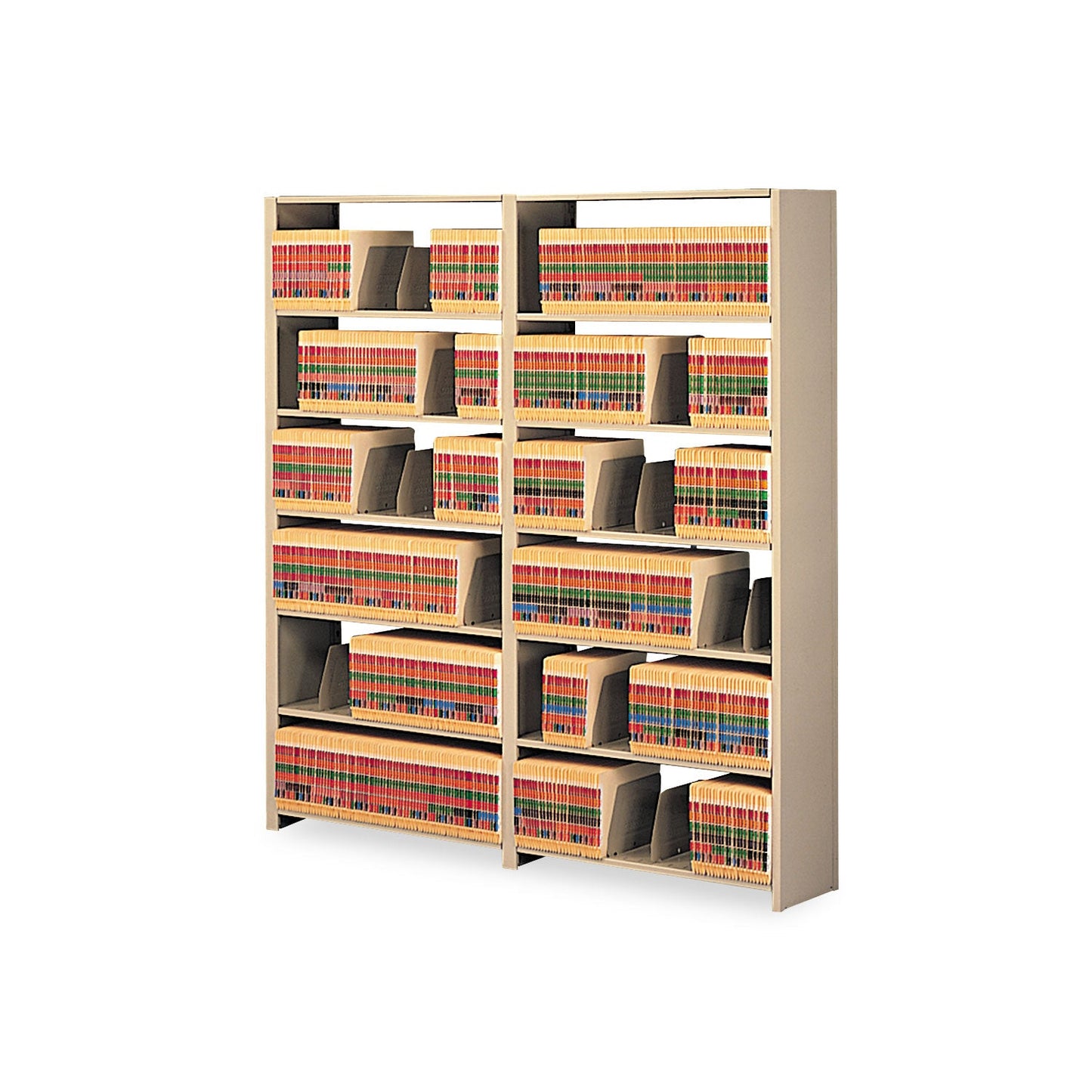 tennsco-snap-together-steel-seven-shelf-closed-starter-set-num-tnn128848pcsd_1