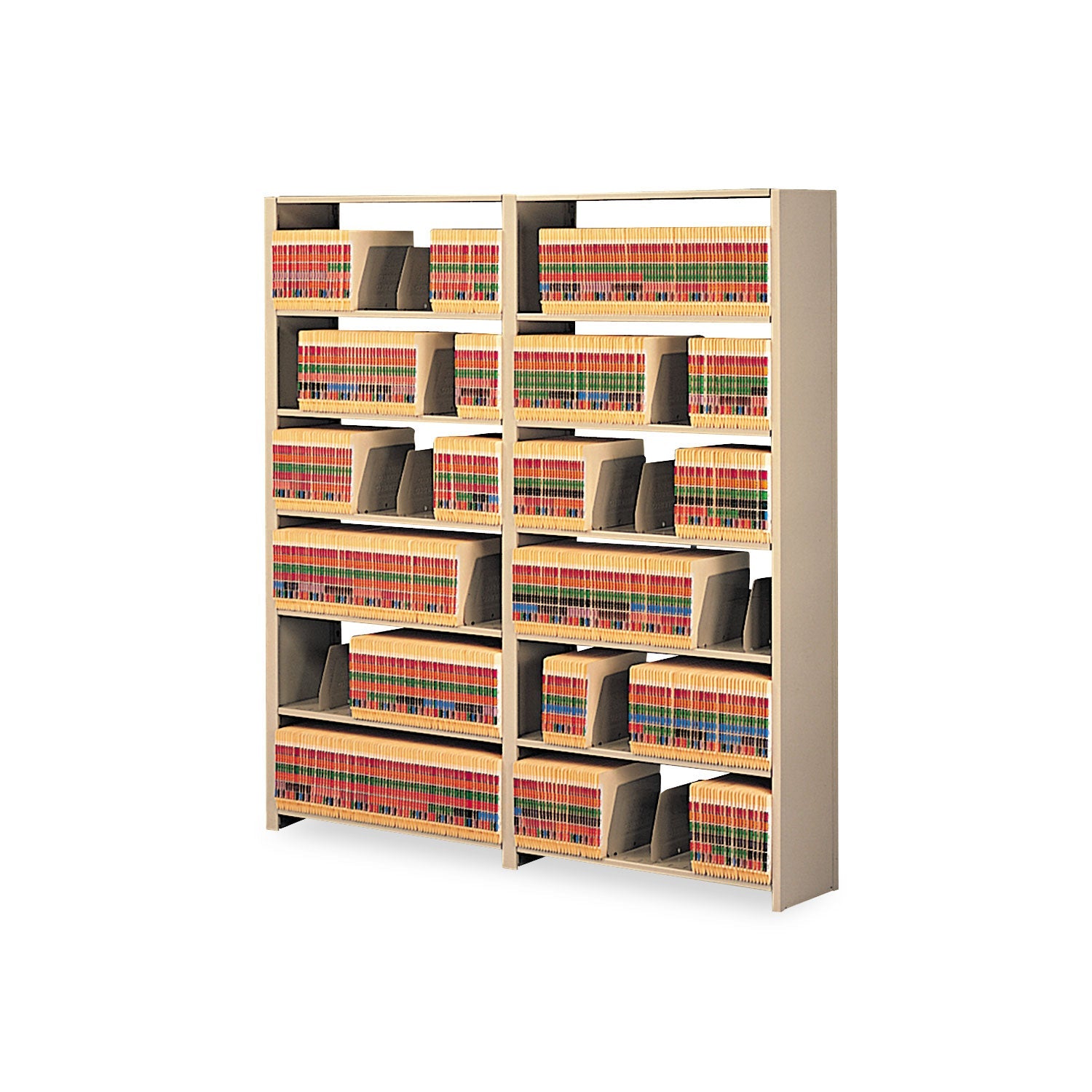 tennsco-snap-together-steel-seven-shelf-closed-starter-set-num-tnn128848pcsd_1