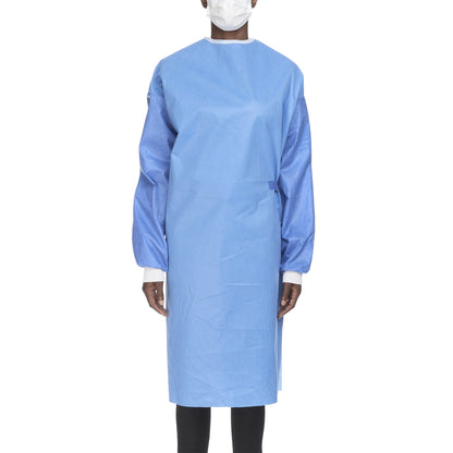 Astound® Non-Reinforced Surgical Gown with Towel Large Blue Sterile AAMI Level 3 Disposable (251111_CS)