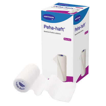 Peha-haft® Absorbent Cohesive Bandage 4 Inch X 4-1/2 Yard Self-Adherent Closure White NonSterile Standard Compression (1062750_EA)