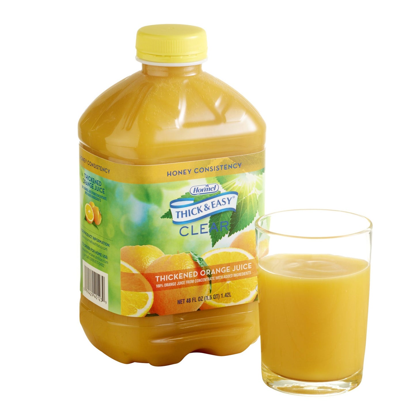 Thick & Easy® Thickened Beverage 46 oz. Bottle Orange Flavor Liquid IDDSI Level 3 Moderately Thick/Liquidized (797172_EA)