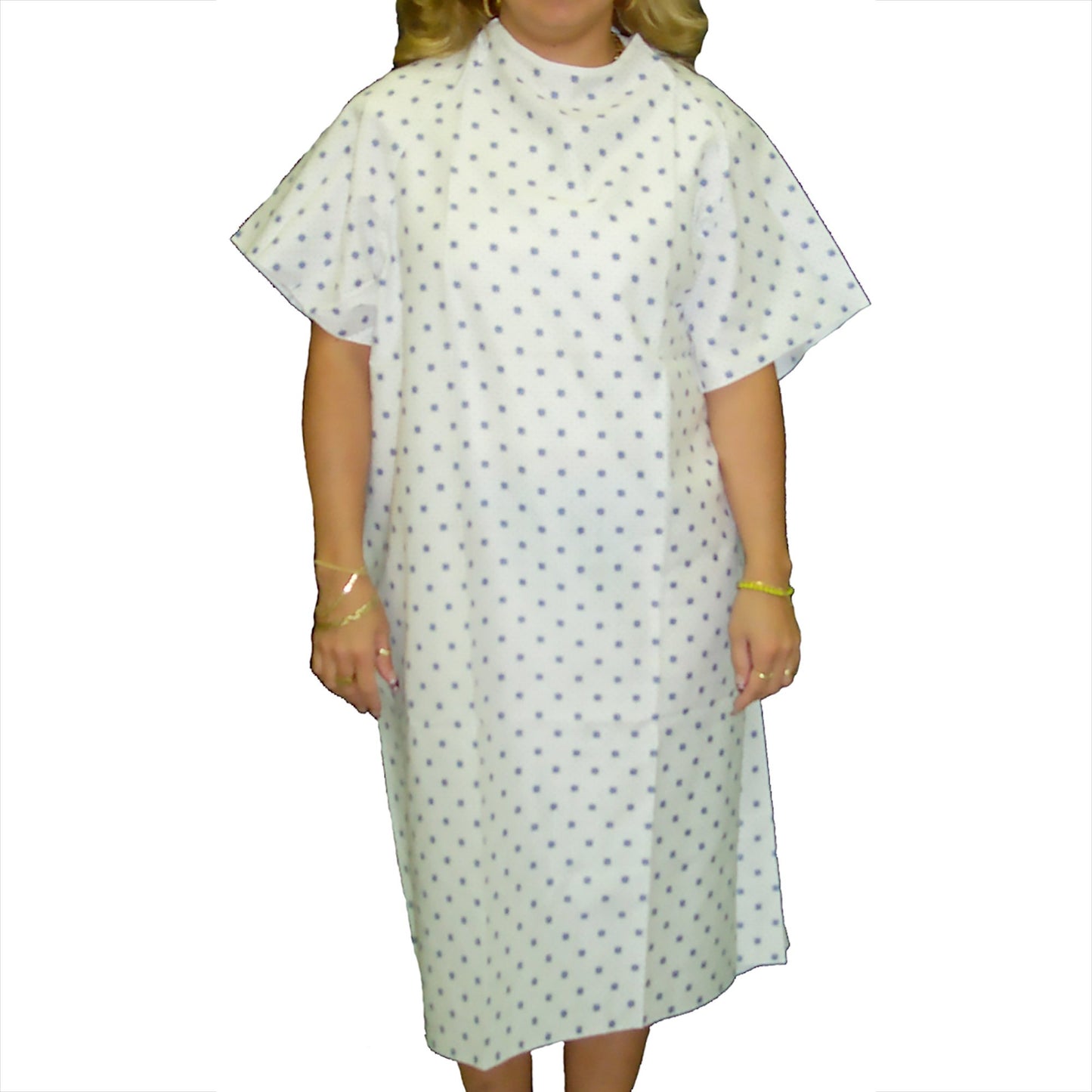 Comfort Concepts Patient Exam Gown One Size Fits Most Snowflake Print Reusable (880850_EA)