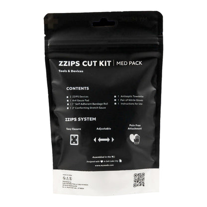 My Medic™ MED PACKS ZZIPS Cut Kit First Aid Kit Plastic Pouch (1207747_EA)