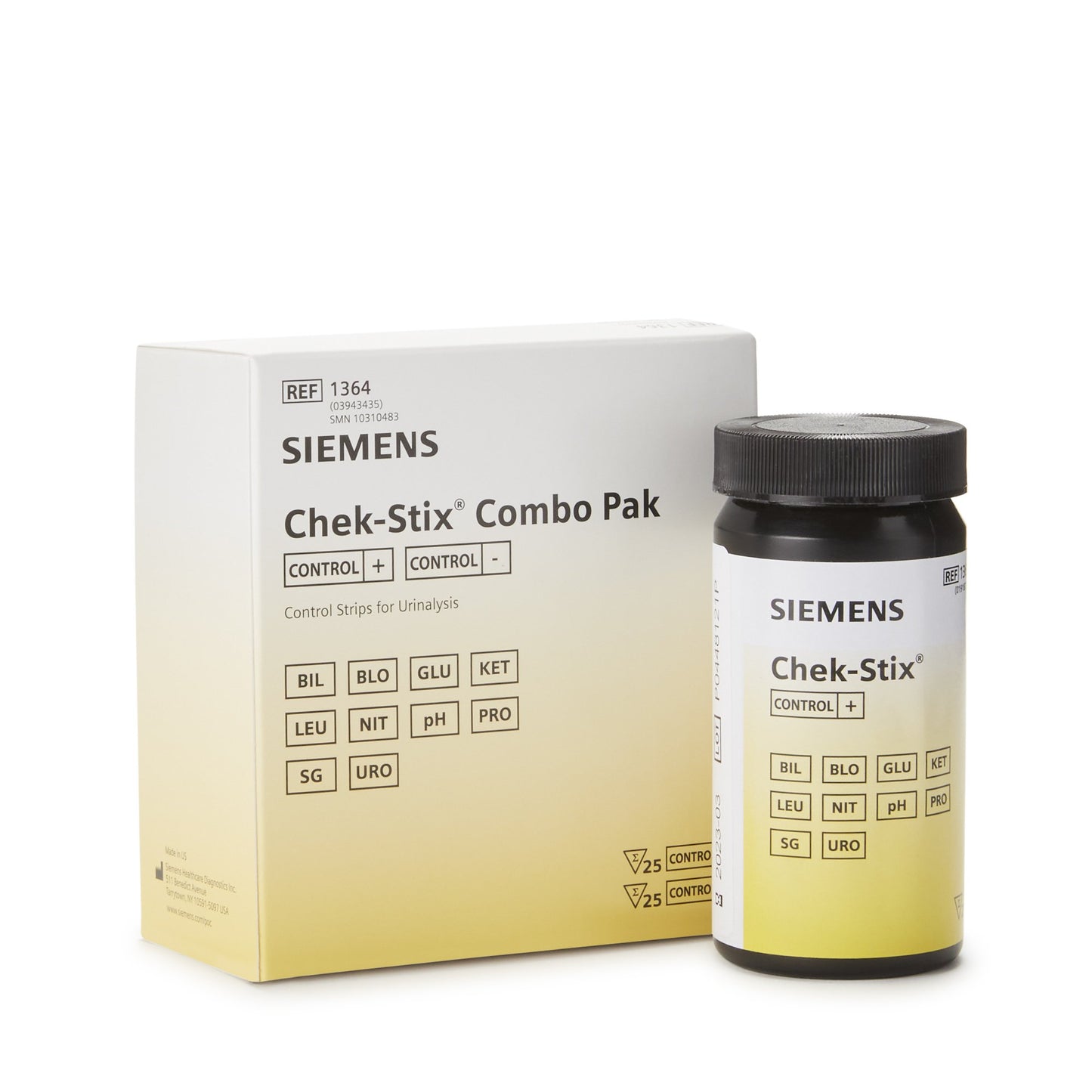 Chek-Stix® Multi-Analyte Control Set Urinalysis Positive Level / Negative Level 50 per Bottle (278920_CS)