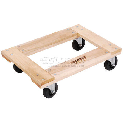 Global Industrial Hardwood Dolly with Open Deck 36 x 24 1200 Lb. Capacity (WB952152B)