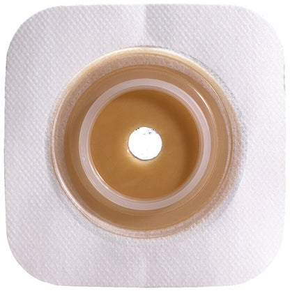 Sur-Fit Natura® Ostomy Barrier Precut, Standard Wear Stomahesive® Adhesive 45 mm Flange Sur-Fit® Natura® System Hydrocolloid 3/4 Inch Opening 4 X 4 Inch (365748_BX)