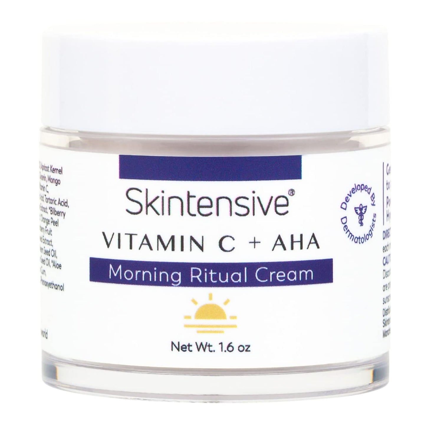 Skintensive® Vitamin C + AHA Morning Ritual Cream Facial Moisturizer 1.6 oz. Jar Unscented Cream (1267987_CS)