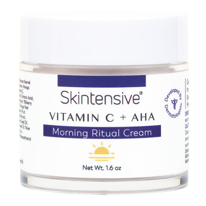 Skintensive® Vitamin C + AHA Morning Ritual Cream Facial Moisturizer 1.6 oz. Jar Unscented Cream (1267987_CS)