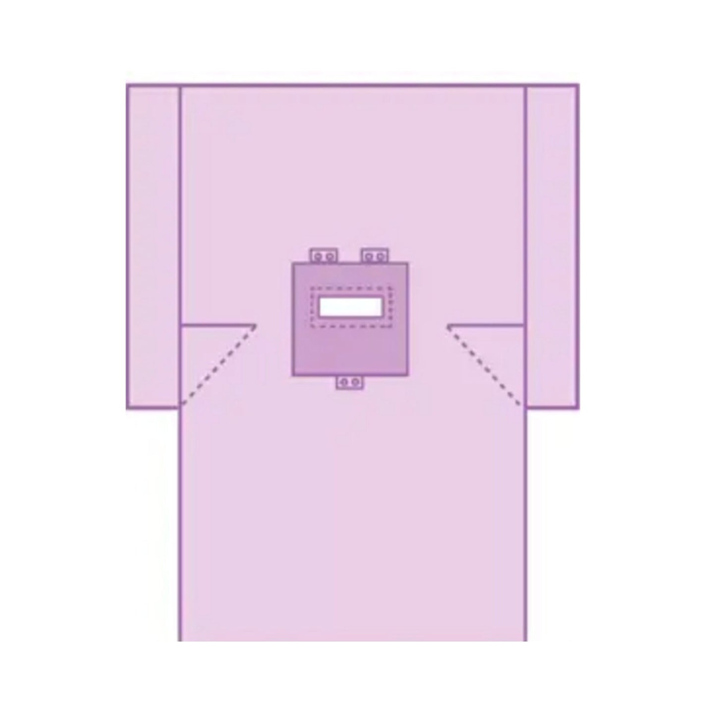 Cardinal Abdominal Drape Transverse Laparotomy Drape 100 W X 77 W X 122 L Inch Sterile (285318_CS)