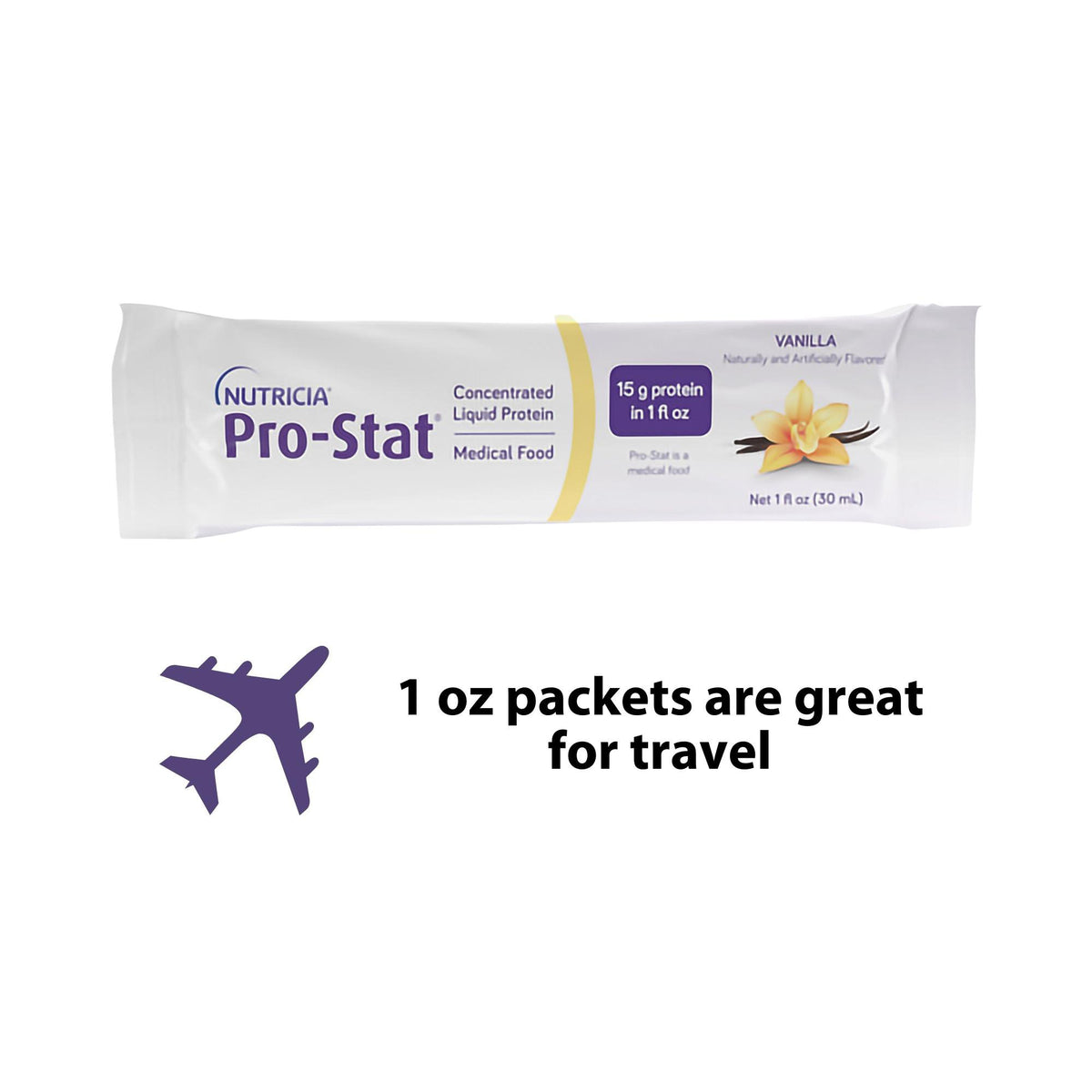 Pro Stat Active Pro-Stat® Oral Supplement Vanilla Flavor Liquid 1 oz. Individual Packe ...
